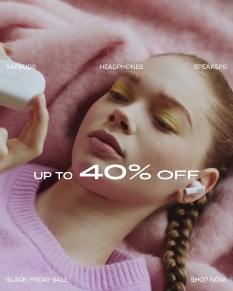 Spread the love of great sound this season! Grab up to 40% off on sudio.com⁠⁠#sudio #shapingsound #giving⁠#A1ProPink #K2White #F2White