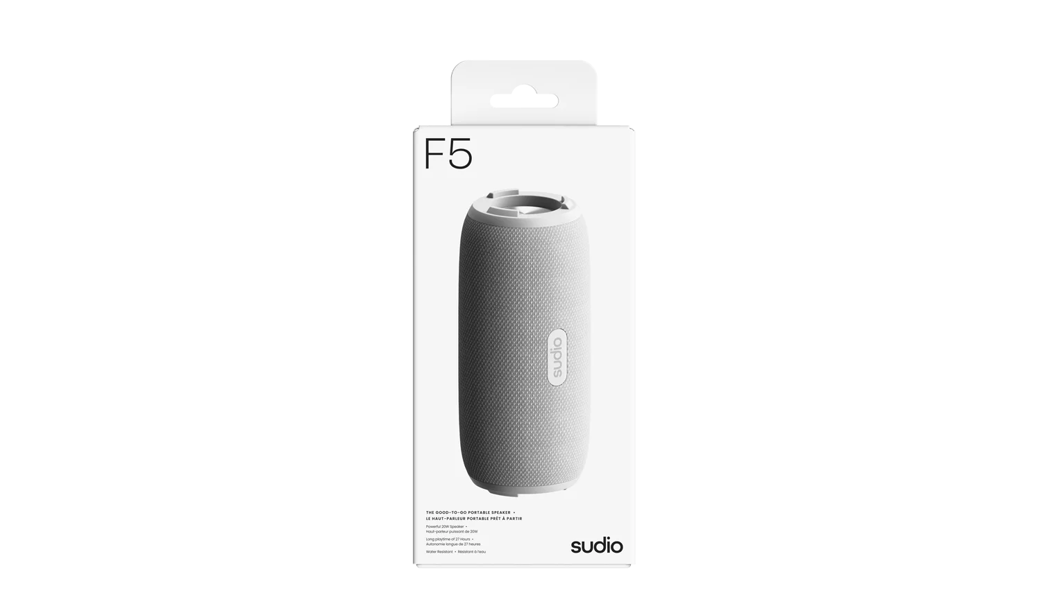 Sudio F5 White package box